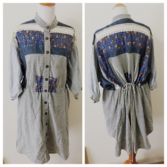 {Free People} Patchwork Tunic - Picture 1 of 2